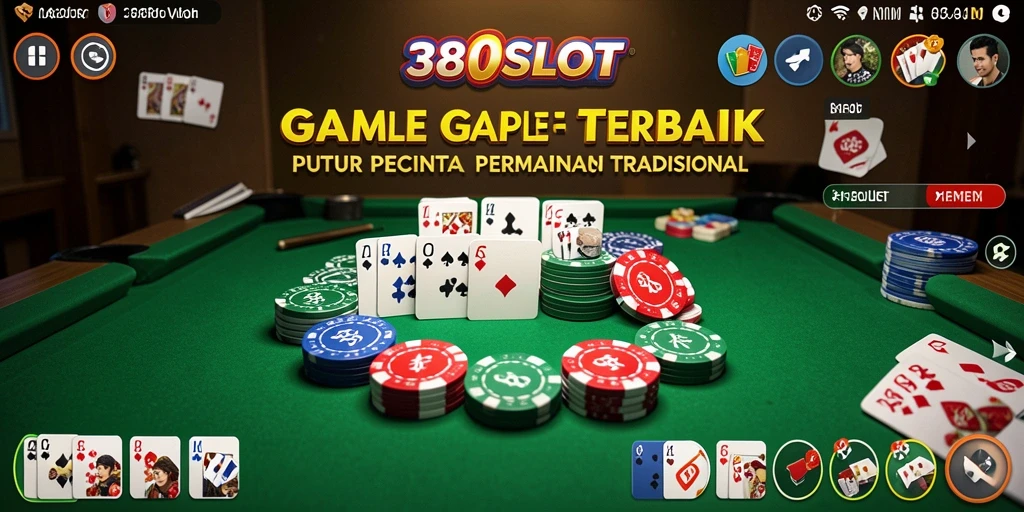 Gameplay Gaple yang seru dan mengasyikan di 380SLOT.