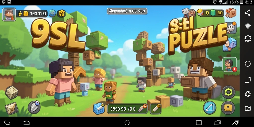 Tampilan gameplay seru dari 9SL dalam menyelesaikan teka-teki.