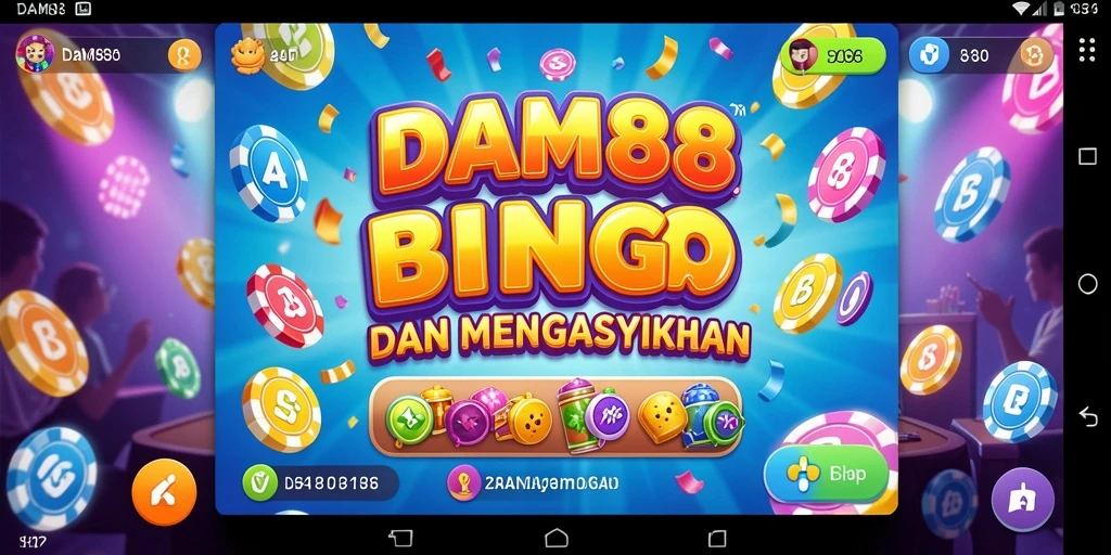 Gameplay seru Bingo di DAM88, menantang dan interaktif.