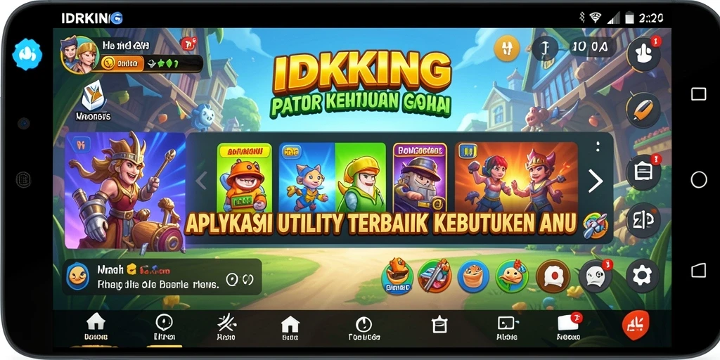 Tampilan intuitif dari IDRKING yang memudahkan pengelolaan tugas.