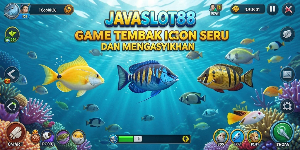 Tampilan gameplay Tembak Ikan yang menarik di JAVASLOT88.