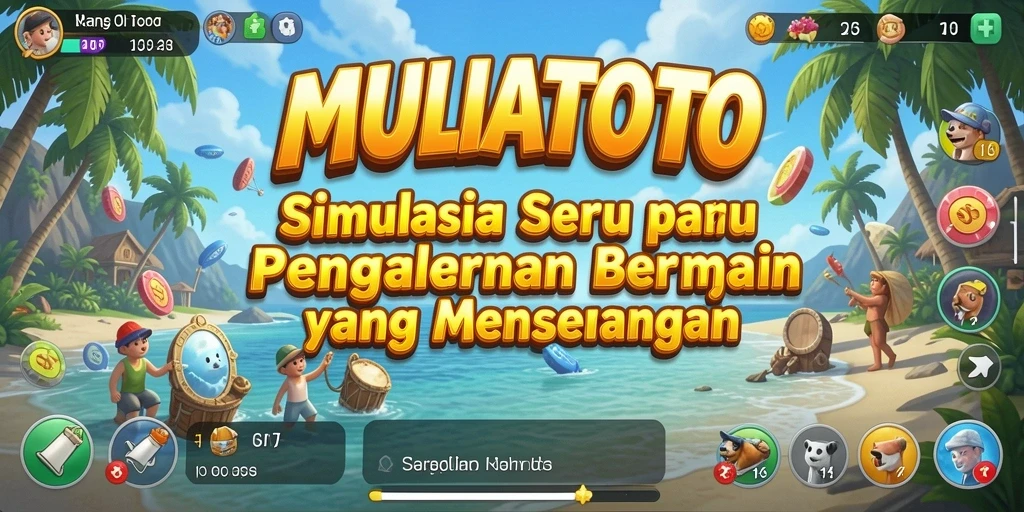 Tampilan gameplay seru di MULIATOTO yang menyenangkan.