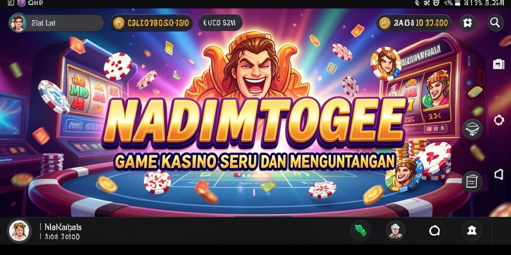 Tampilan utama gameplay NADIMTOGEL yang menarik dan interaktif.