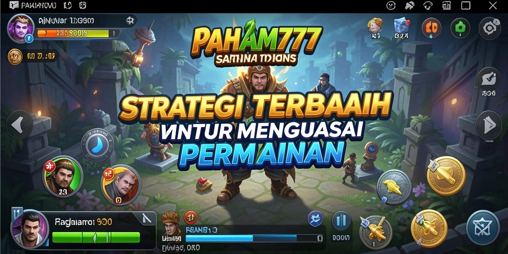 Screenshot utama PAHAM777 yang menunjukkan aksi strategi mendebarkan.