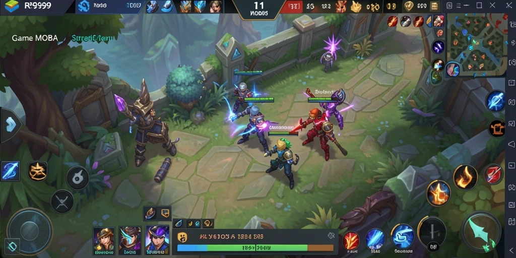 Tampilan gameplay seru dan strategi mendalam di RR999.