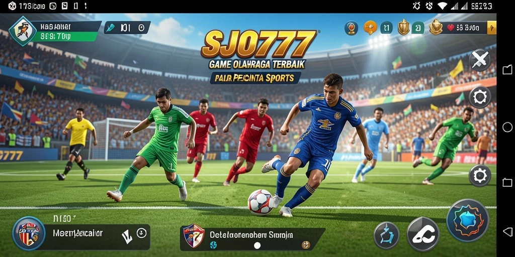Screenshot gameplay SJO777 yang menampilkan aksi olahraga yang mendebarkan.