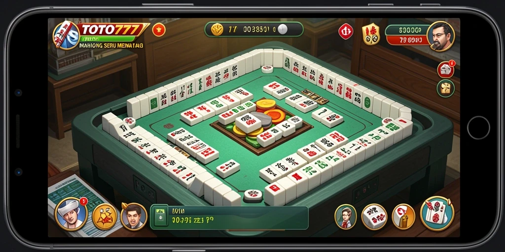 Tampilan gameplay Mahjong yang menantang di TOTO777.