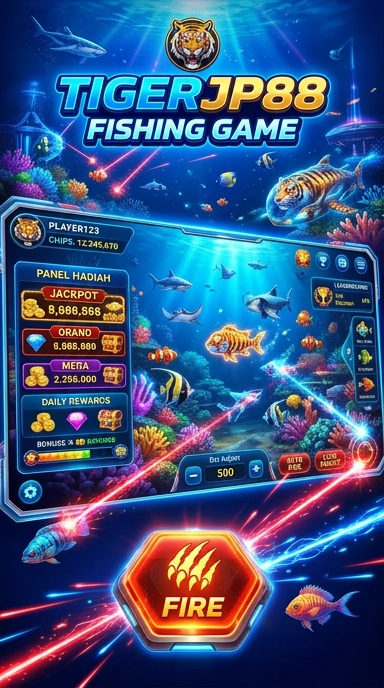 Tampilan antarmuka utama tigerjp88 yang menarik dan user-friendly.